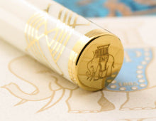 Load image into Gallery viewer, Close up to the Michel Perchin elephant logo engraved at the bottom of the pen.