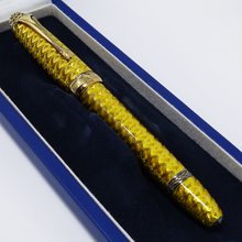 Load image into Gallery viewer, Michel Perchin Faberge Coronation Fountain Pen in Yellow