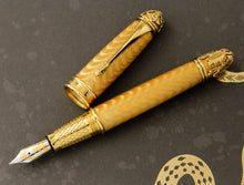 Load image into Gallery viewer, Michel Perchin Serpent in Champagne LE Fountain Pen - First Edition (#06/10)