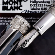 Load image into Gallery viewer, Montblanc US Signatures For Freedom John Adams Lim. Ed. White Gold Fountain Pen
