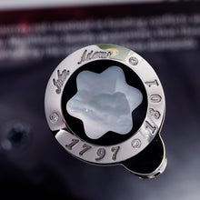 Load image into Gallery viewer, Montblanc US Signatures For Freedom John Adams Lim. Ed. White Gold Fountain Pen