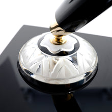 Load image into Gallery viewer, Close up to the fountain pen holder with Montblanc logo.