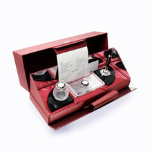 Load image into Gallery viewer, Montblanc Creation Lalique Limited Edition Desk Set - Ink Well - Blotter - Stand