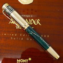 Load image into Gallery viewer, Montblanc Hommage á Alexander the Great Limited Edition 888 Solid Gold FP