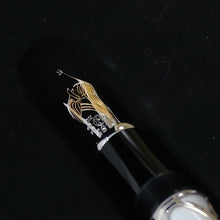 Load image into Gallery viewer, Angled close up to the fountain pen nib.