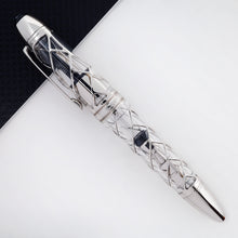 Load image into Gallery viewer, Side view of the platinum plated Fountain Pen.