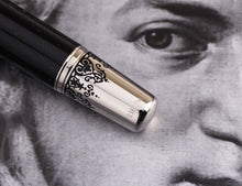 Load image into Gallery viewer, Close up to the engraved edition number at the bottom of the pen.