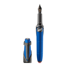 Load image into Gallery viewer, Blu Aegeus Fountain Pen Opened
