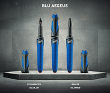 Load image into Gallery viewer, Montegrappa Automobili Lamborghini 60° Blu Aegeus