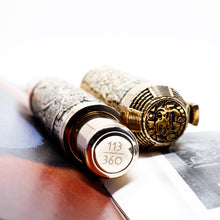 Load image into Gallery viewer, Montegrappa Ancient Mexican Civilization Mayan Calendar Bronze LE Rollerball Pen