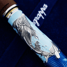 Load image into Gallery viewer, Montegrappa Ernest Hemingway "Old Man and the Sea" Close Up