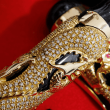 Load image into Gallery viewer, Montegrappa 10th Anniv. Solid Gold & Diamonds Dragon Limited Ed. Fountain Pen