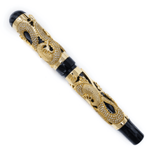 Load image into Gallery viewer, Montegrappa 10th Anniv. Solid Gold & Diamonds Dragon Limited Ed. Fountain Pen