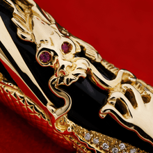 Load image into Gallery viewer, Montegrappa 10th Anniv. Solid Gold & Diamonds Dragon Limited Ed. Fountain Pen