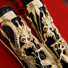 Load image into Gallery viewer, Montegrappa 10th Anniv. Solid Gold & Diamonds Dragon Limited Ed. Fountain Pen