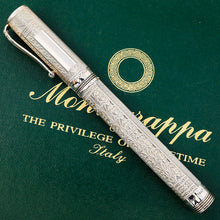 Load image into Gallery viewer, Side view of the Fountain Pen. There is a small empty space on the side of the cap which is meant to engrave a short name, or initials.