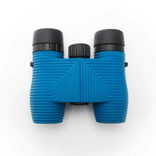 Load image into Gallery viewer, Top view of the blue binoculars with black accents.