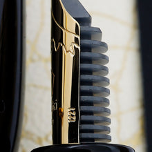 Load image into Gallery viewer, Close up to the side of the fountain pen nib with engraving: 1221.