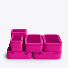 Load image into Gallery viewer, The pack of six pink packing cases arranged in a white background