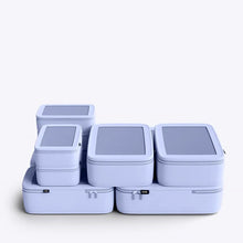 Load image into Gallery viewer, The pack of six lavender packing cases arranged in a white background