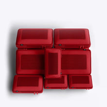 Load image into Gallery viewer, The pack of six red packing cases arranged in a white background