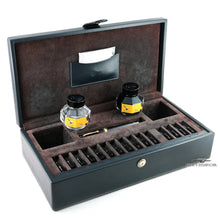 Load image into Gallery viewer, Nib set with two glass bottles, a pen, and multiple nibs in a case on a white background.