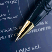 Load image into Gallery viewer, Close up to the grip section of the rollerball pen.