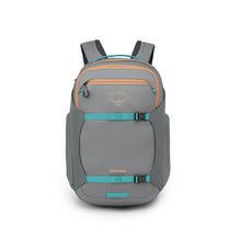 Load image into Gallery viewer, Front view of the medium grey coal backpack.