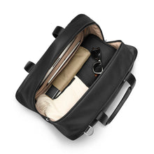 Load image into Gallery viewer, Briggs & Riley Rhapsody Weekender Tote - Shown in Black
Interior Main Compartment View, which features spacious packing for overnight essentials as well as protected areas for your laptop and tablet.
Dimensions:  15 x 19 x 9.8 in / 38.1 x 48.3 x 24.9 cm