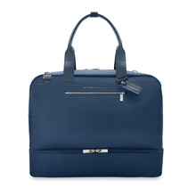 Load image into Gallery viewer, Briggs & Riley Rhapsody Weekender Tote - Shown in Navy
Image of Front Panel View
Dimensions: 15 x 19 x 9.8 in / 38.1 x 48.3 x 24.9 cm