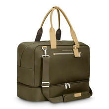 Load image into Gallery viewer, Briggs & Riley Rhapsody Weekender Tote - Shown in Olive
Front Angled View
Dimensions:  15 x 19 x 9.8 in / 38.1 x 48.3 x 24.9 cm