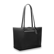 Load image into Gallery viewer, Briggs & Riley Rhapsody Expandable Tote - Shown in Black
Front Angled View
Dimensions: 13.5 x 19.5 x 7.5 in / 34.4 x 49.5 x 19.1 cm