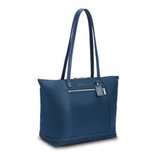 Load image into Gallery viewer, Briggs & Riley Rhapsody Expandable Tote - Shown in Navy
Angled Front Panel View of Tote
Dimensions: 13.5 x 19.5 x 7.5 in / 34.4 x 49.5 x 19.1 cm