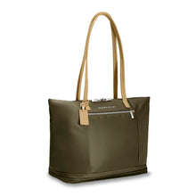 Load image into Gallery viewer, Briggs & Riley Rhapsody Expandable Tote - Shown in Olive
Image of Front Angled View
Dimensions: 13.5 x 19.5 x 7.5 in / 34.4 x 49.5 x 19.1 cm