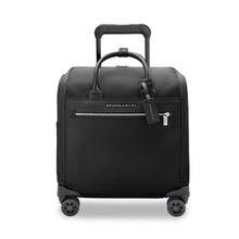 Load image into Gallery viewer, Briggs & Riley Rhapsody Wheeled Cabin Bag - Shown in Black
Image of Front Panel View
Dimensions: 16 x 14 x 8.5 in / 40.6 x 35.6 x 21.6 cm (includes wheels and handle)