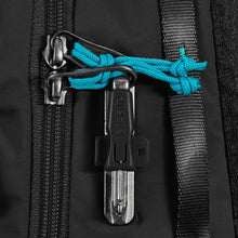 Load image into Gallery viewer, Close up to the anti-theft clasp for the zippers.