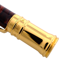 Load image into Gallery viewer, Parker Duofold Marbled Maroon with Gold Trim Ballpoint Pen