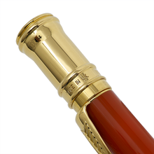 Load image into Gallery viewer, Parker Duofold Orange with Gold Trim Ballpoint Pen