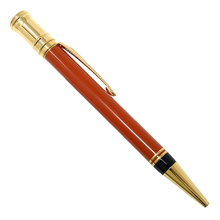 Load image into Gallery viewer, Parker Duofold Orange with Gold Trim Ballpoint Pen