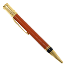 Load image into Gallery viewer, Parker Duofold Orange with Gold Trim Ballpoint Pen