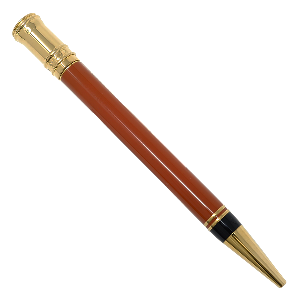 Parker Duofold Orange with Gold Trim BP Pen | Airline International