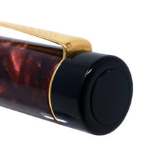 Load image into Gallery viewer, Parker Duofold Centennial Push-Cap Ballpoint Pen Marbled Maroon