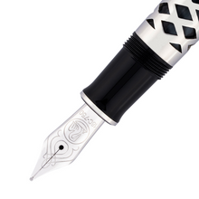 Load image into Gallery viewer, Close up to the grip section and pen nib.
