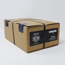 Load image into Gallery viewer, A sealed cardboard box with '1838' and 'Limited Edition' labels, indicating it is a special anniversary edition fountain pen from Pelikan.