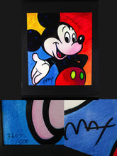Load image into Gallery viewer, Peter Max MICKEY MOUSE Suite Serigraph Red blue and yellow