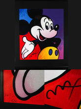 Load image into Gallery viewer, Peter Max MICKEY MOUSE Suite Serigraph - Purple, Pink, Blue and Red