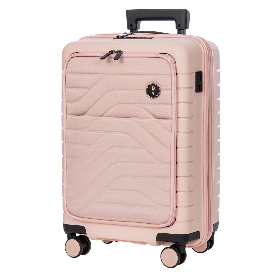 Ulisse B/Y Pearl Pink Expandable Carry-On w/Pocket