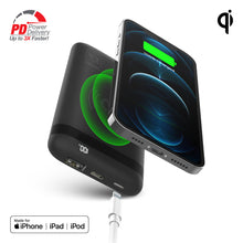 Load image into Gallery viewer, PowerBolt Wireless Fast Charge Power Bank with MFi Lightning Port