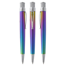 Load image into Gallery viewer, Three rollerballs of the Retro 51 Chromatic are set on a white background. One shows the front, the other two show the right and left sides.