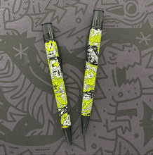 Load image into Gallery viewer, Animated view of the pens glowing in the dark, and shown with light.